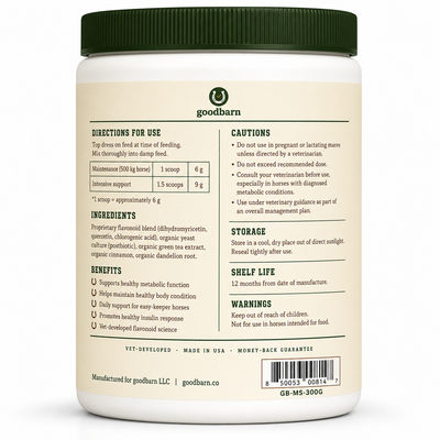 MetaSupport — Metabolic Support for Easy-Keeper Horses